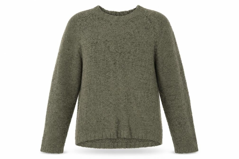 SAND Womens Green  Knit Pullover Jumper Size XL