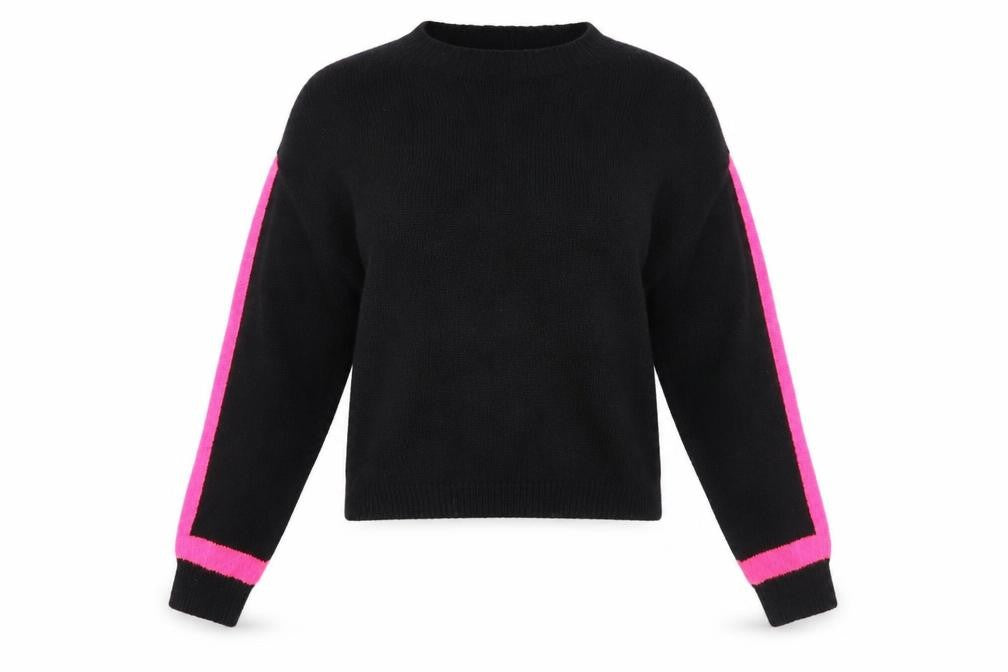Primark Womens Black  Knit Pullover Jumper Size 4