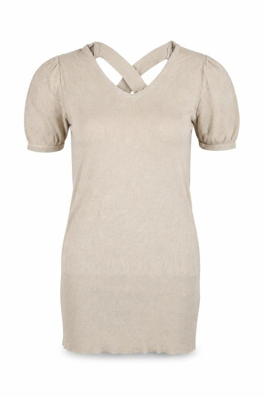 Vanilla Womens Beige   Pullover Jumper One Size