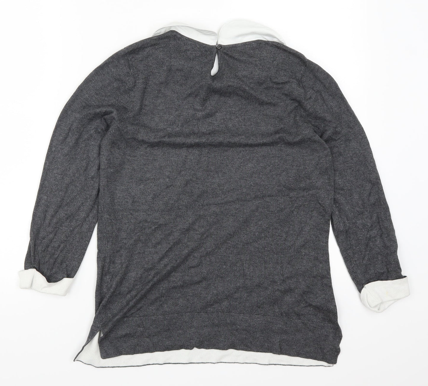 Papaya Womens Grey   Pullover Jumper Size 10