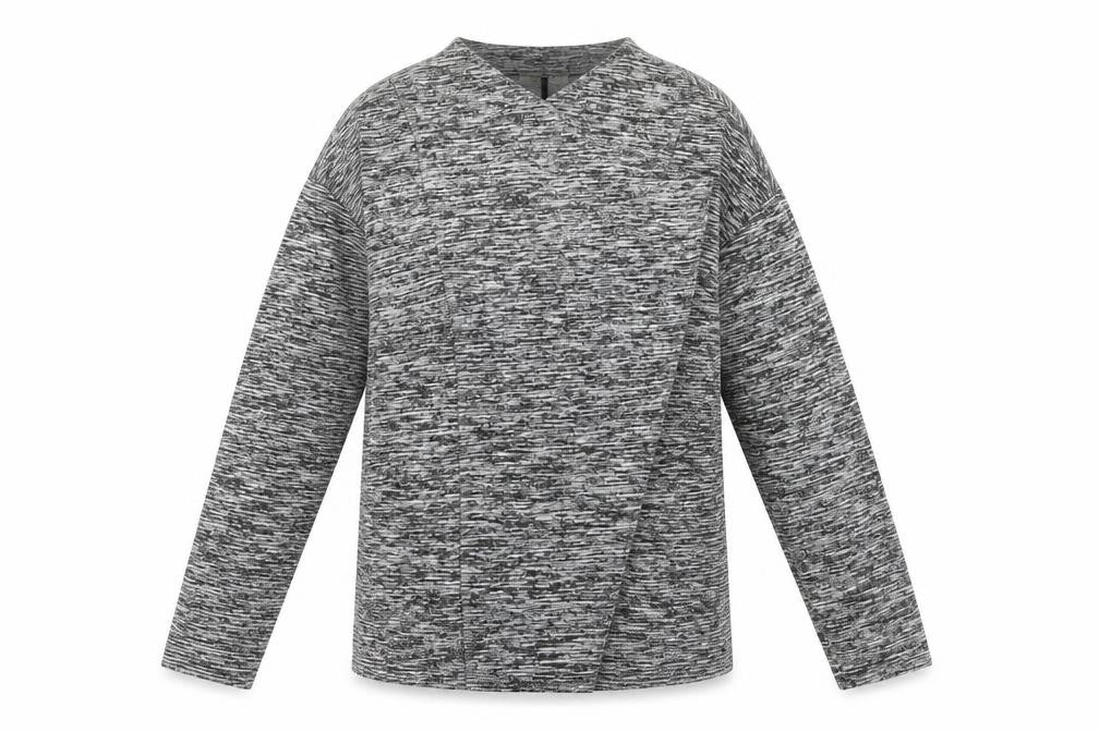 Papaya Womens Grey   Wrap Jumper Size S