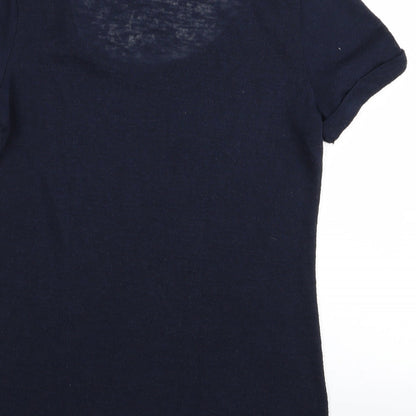 Per Una Womens Blue   Basic T-Shirt Size 12