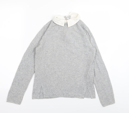 Topshop Womens Grey   Pullover Jumper Size 8