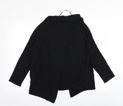 Back view of BDG women’s black cardigan jumper, size XS