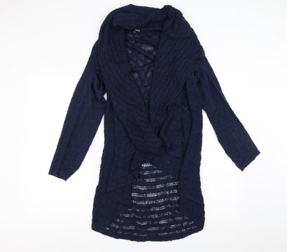 Casamia Womens Blue Cardigan Jumper Size M