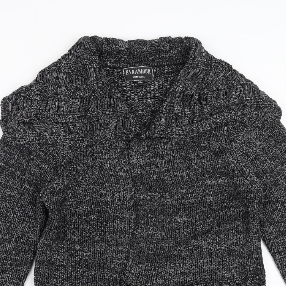Paramour Womens Grey   Cardigan Jumper Size M