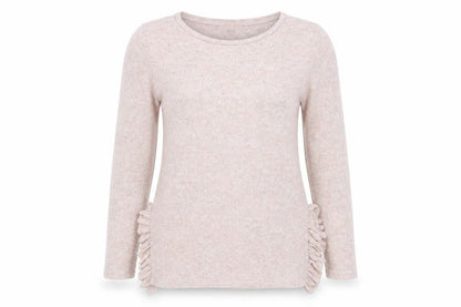 Next Womens Pink   Pullover Jumper Size 12  - beaded detail