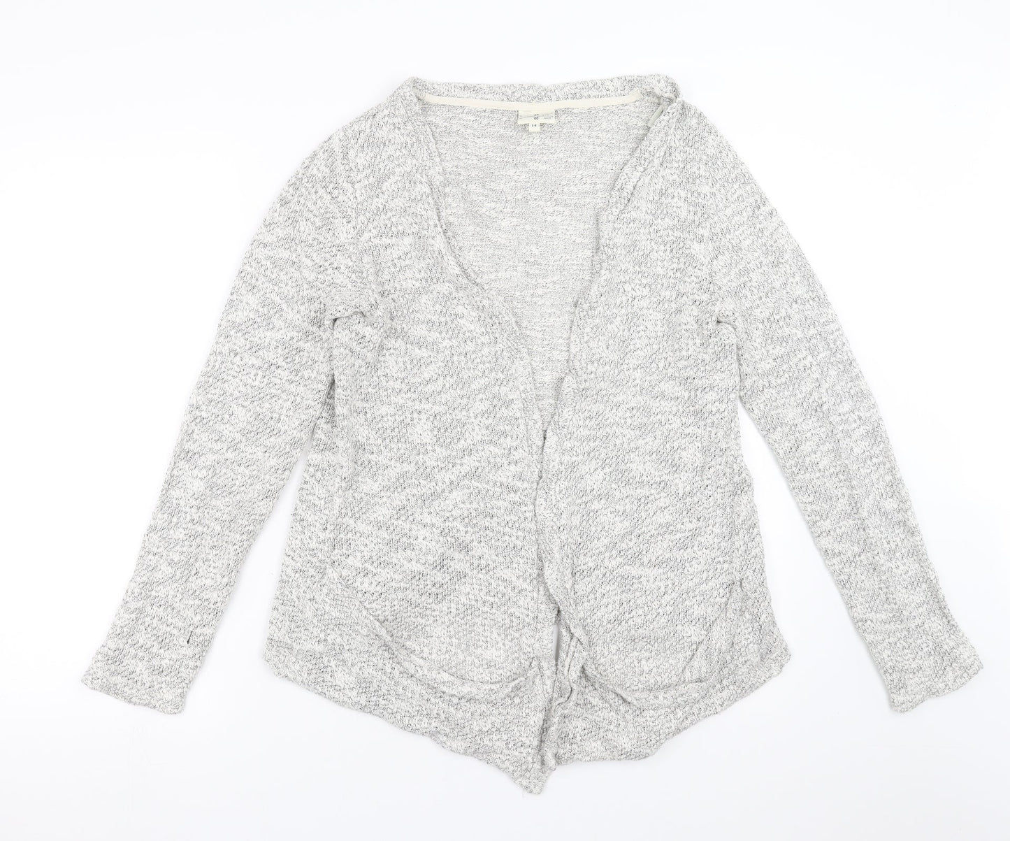 NEXT Womens Grey   Cardigan Jumper Size 14
