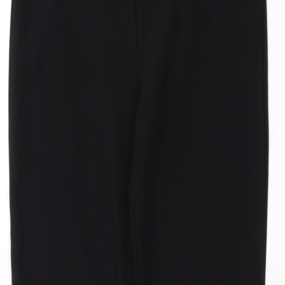 Preworn Womens Black   Trousers  Size 8 L30 in
