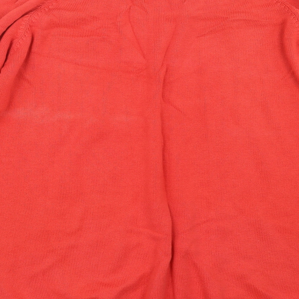 Cottage Knitwear Womens Red  Knit Pullover Jumper Size L