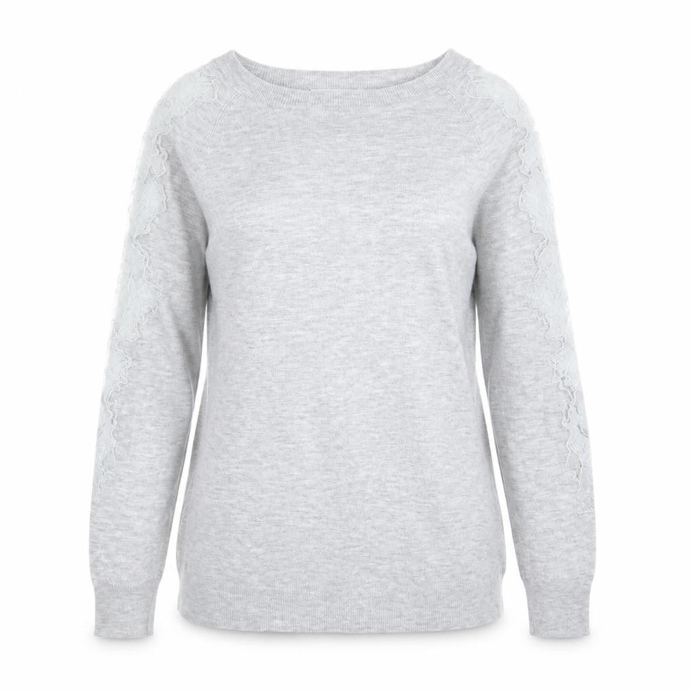 Warehouse Womens Grey  Knit Pullover Jumper Size 10