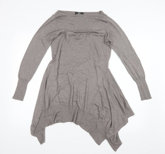Marks and Spencer Womens Brown  Knit Pullover Jumper Size 8
