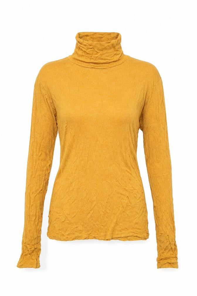 Active Basic Womens Yellow  Rayon Basic T-Shirt Size S