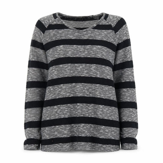 Dorothy Perkins Womens Grey Striped  Pullover Jumper Size 10