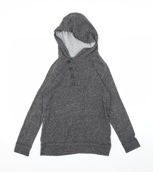 M&S Girls Grey   Pullover Hoodie Size 9-10 Years