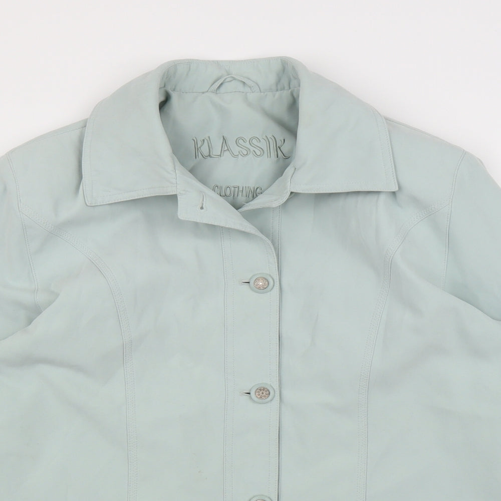 Klassik Womens Green   Overcoat Jacket Size L