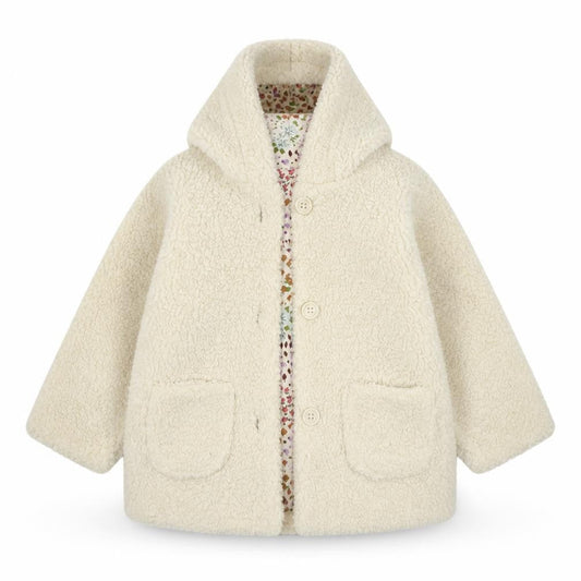 Marks & Spencer Girls Ivory Animal Print  Basic Jacket Jacket Size 12 Months