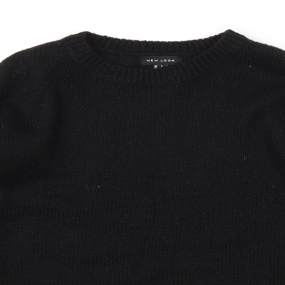 New Look Womens Black   Pullover Jumper Size S