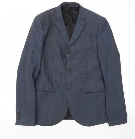 Topman Mens Blue   Jacket Blazer Size 36
