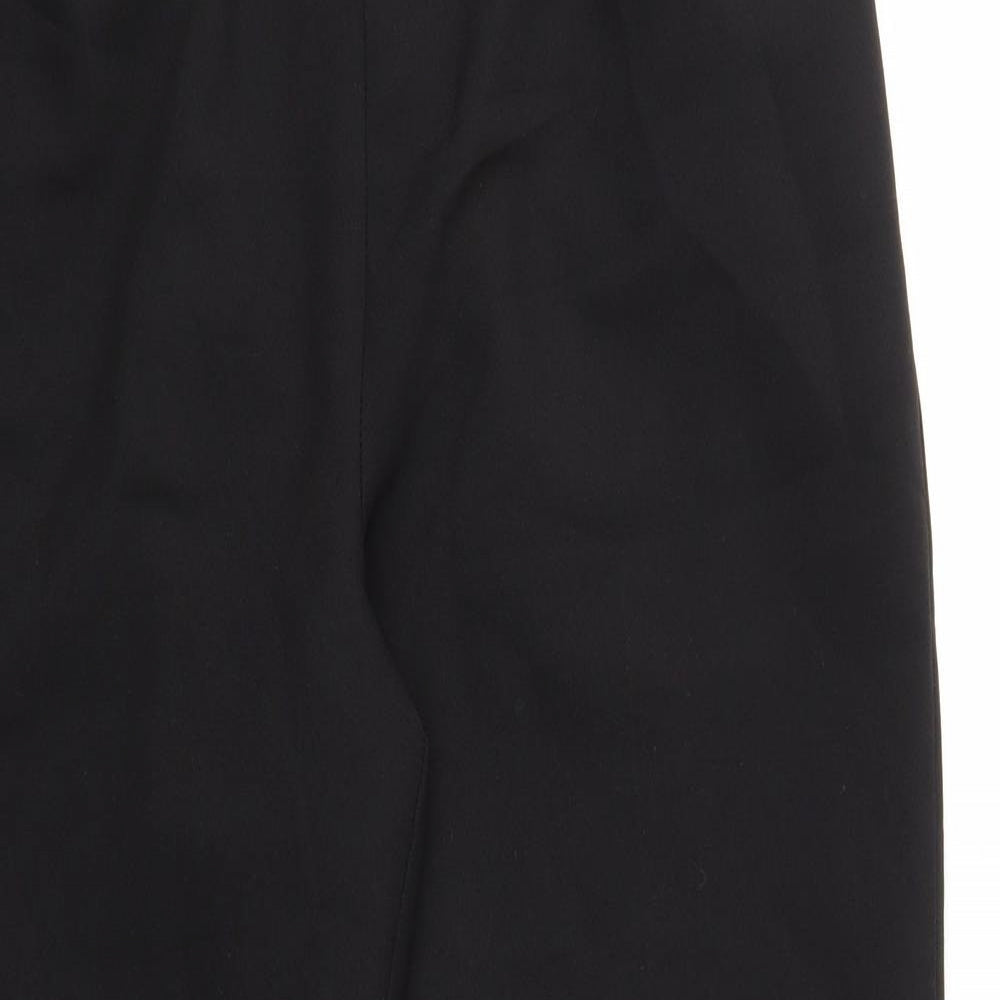 BM Womens Black   Trousers  Size 16 L23 in - Stretch waistband