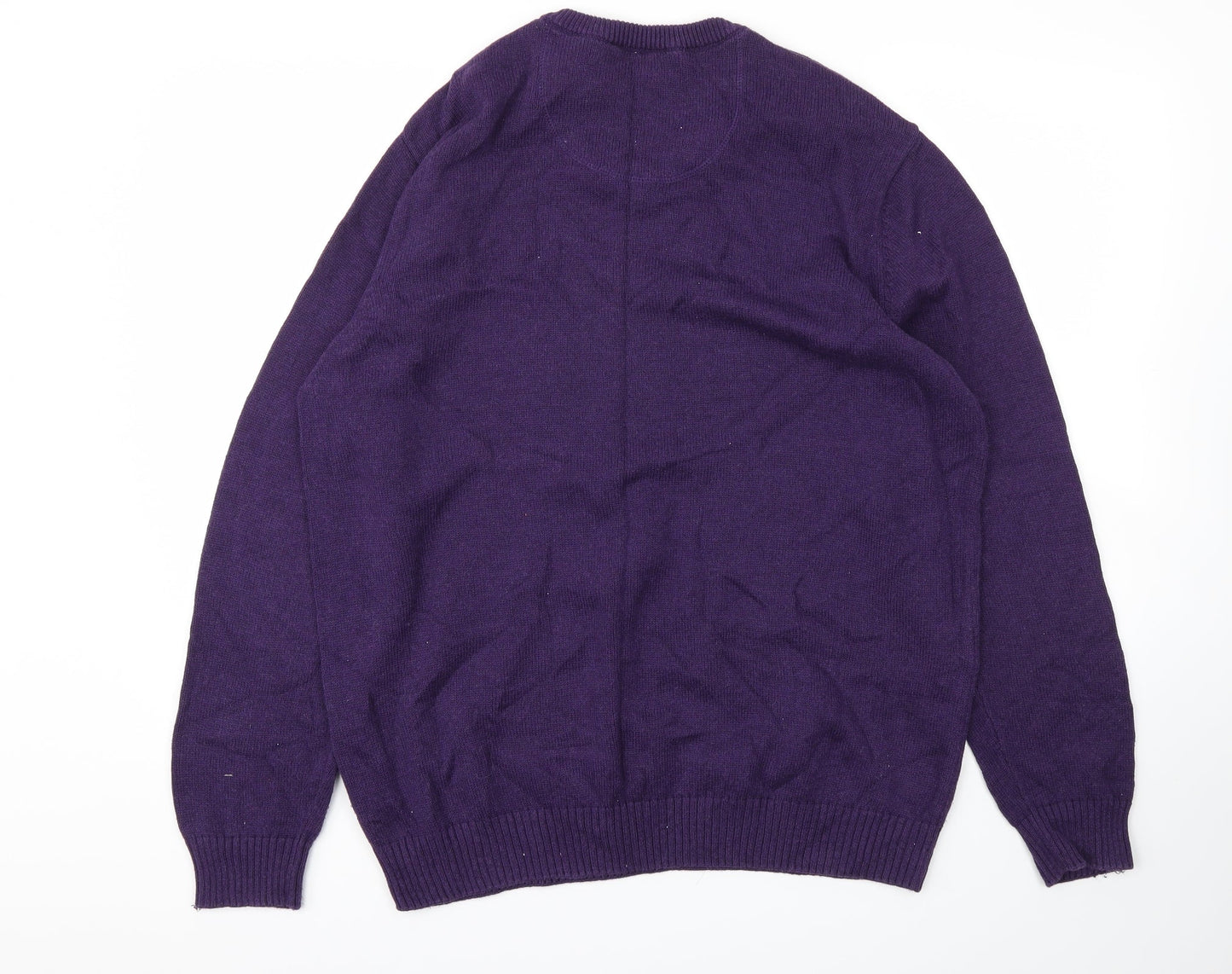 Maine Mens Purple   Pullover Sweatshirt Size L