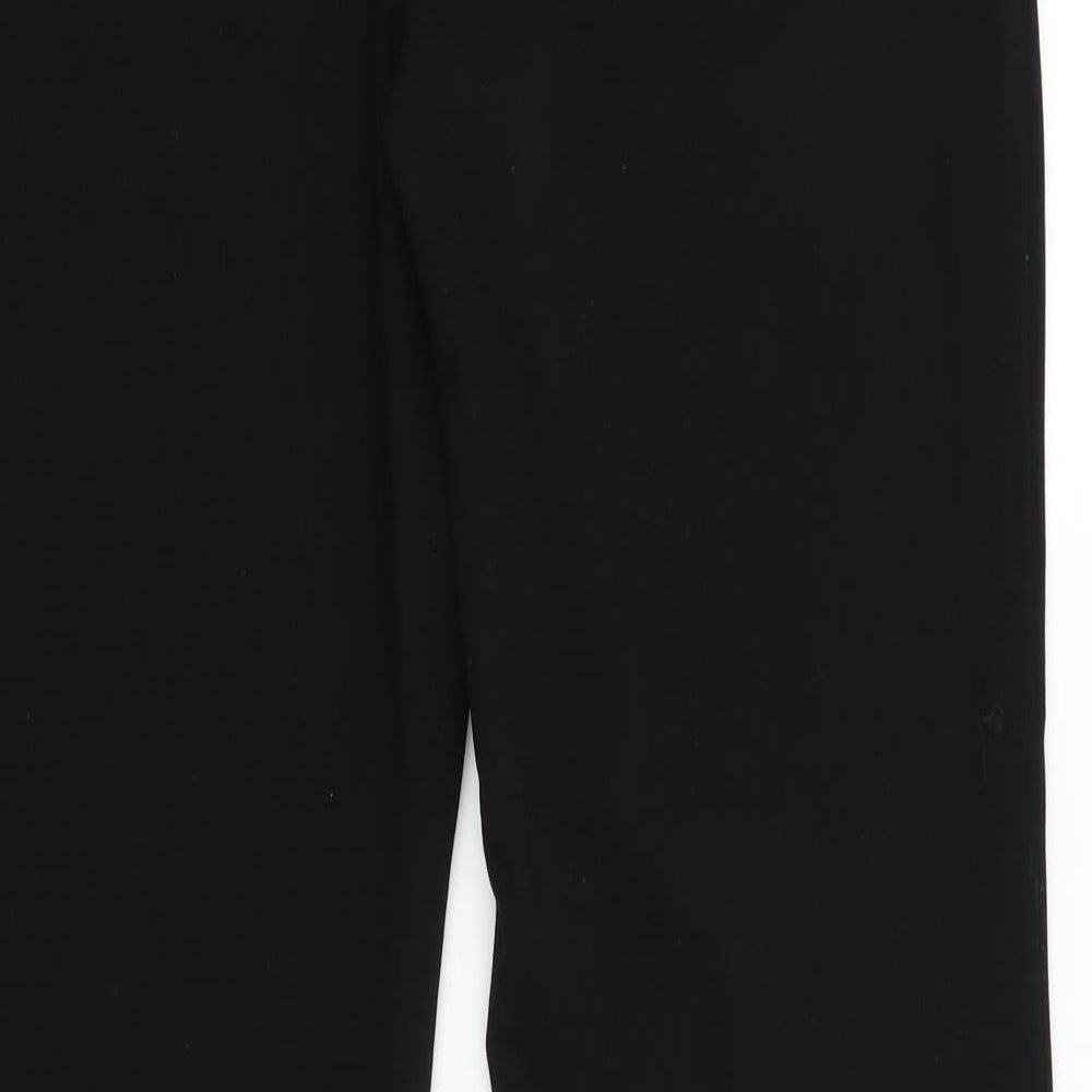 M&S Womens Black   Dress Pants Trousers Size 12 L32.5 in