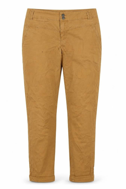 Pimkie Womens Brown   Chino Trousers Size 8 L27 in