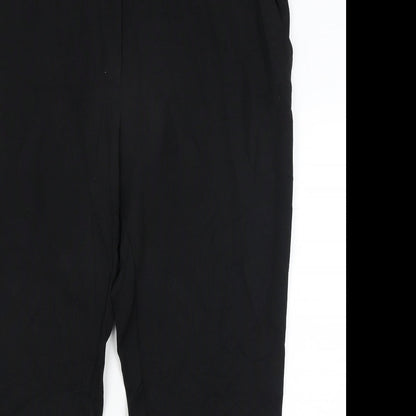 Very  Womens Black   Dress Pants Trousers Size 18 L28.5 in