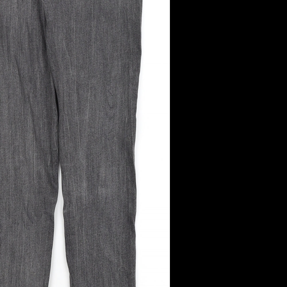 Denim Co Womens Grey   Skinny Jeans Size 14 L27 in