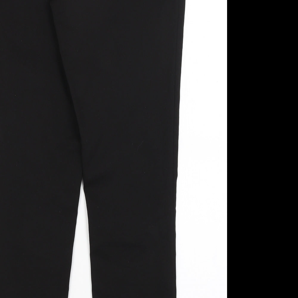 H&M Womens Black   Dress Pants Trousers Size 12 L27 in