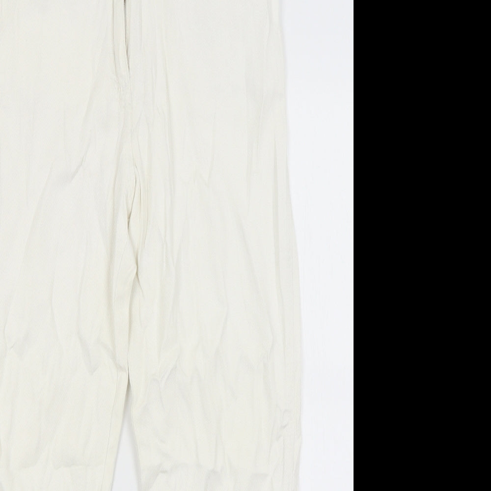 Preworn Womens White   Straight Jeans Size 12 L26 in