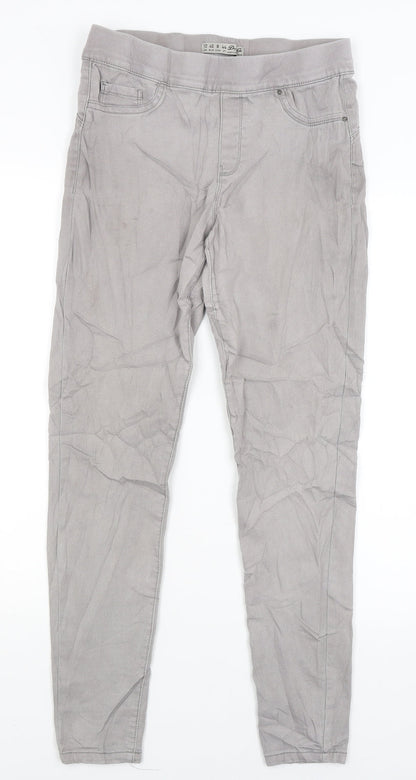Additional front view of Denim Co women’s grey jegging jeans, size UK 12, 27.5-inch leg
