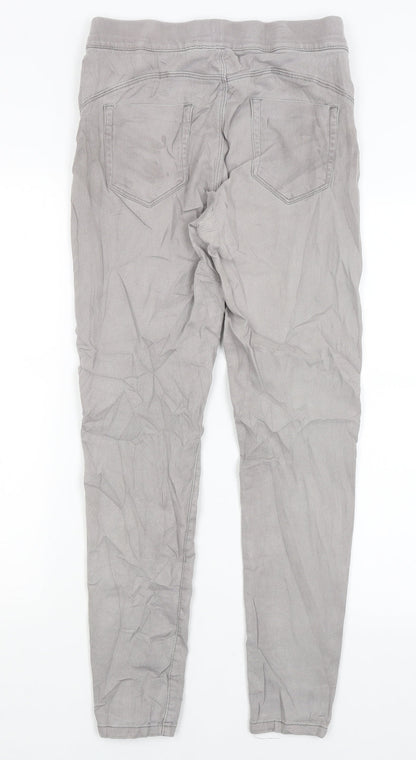 Back view of Denim Co women’s grey jegging jeans, size UK 12, 27.5-inch leg