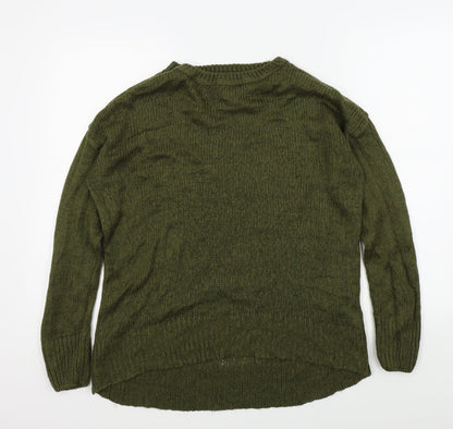 New Look Womens Green   Pullover Jumper Size M