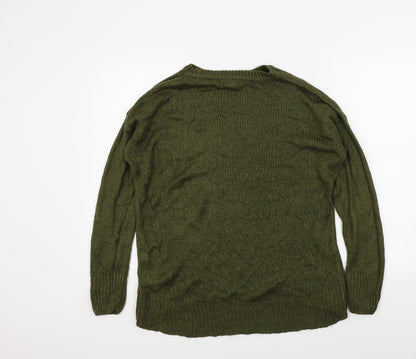 New Look Womens Green   Pullover Jumper Size M