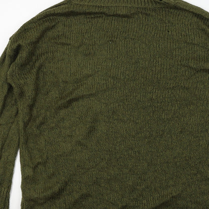 New Look Womens Green   Pullover Jumper Size M
