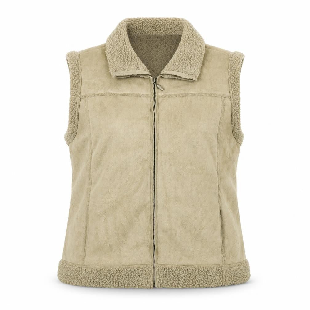 Bonmarché Womens Beige Jacket Waistcoat Size L