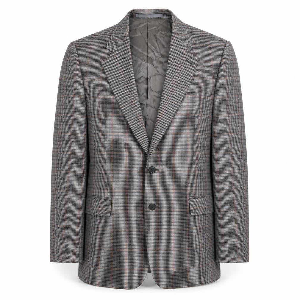 Brook Taverner Mens Green Houndstooth   Blazer Size 42