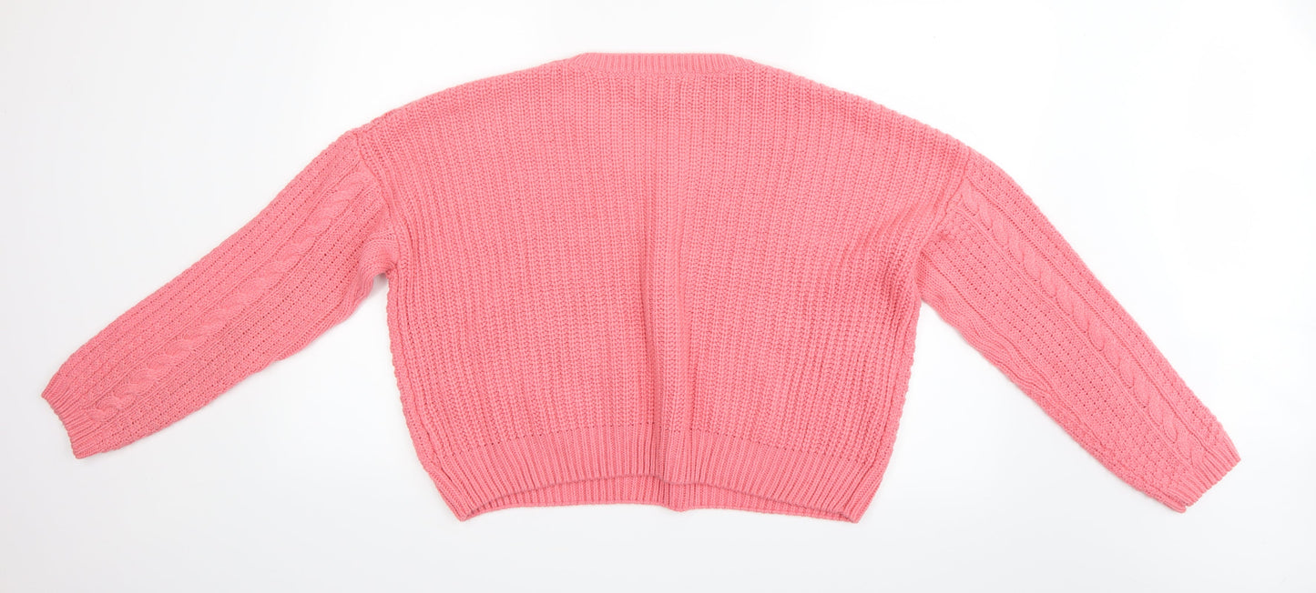 Primark Womens Pink   Pullover Jumper Size L