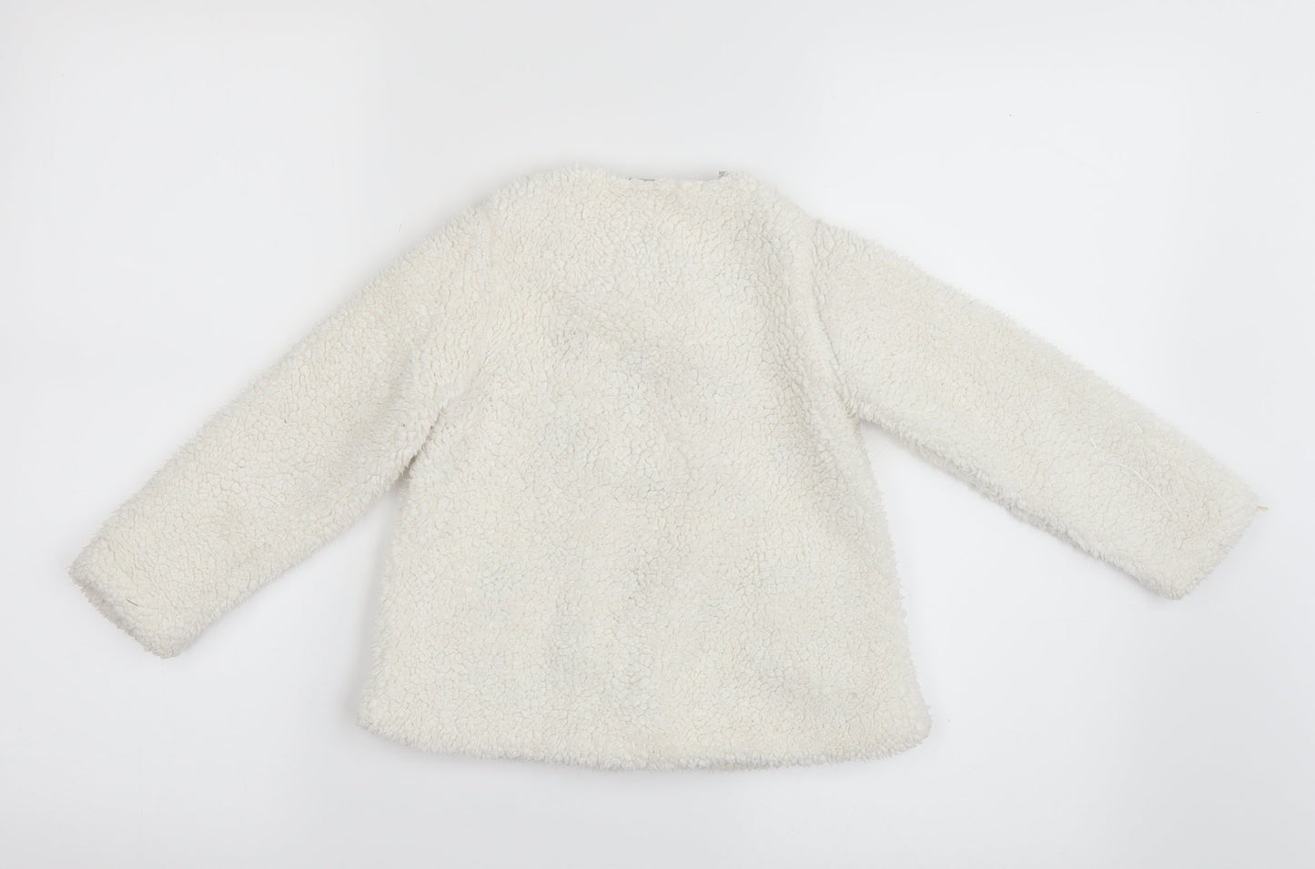 TU Girls White   Basic Coat Coat Size 2-3 Years