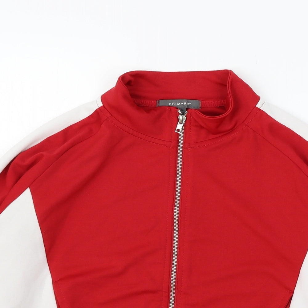 Primark Girls Red   Jacket Coat Size XS
