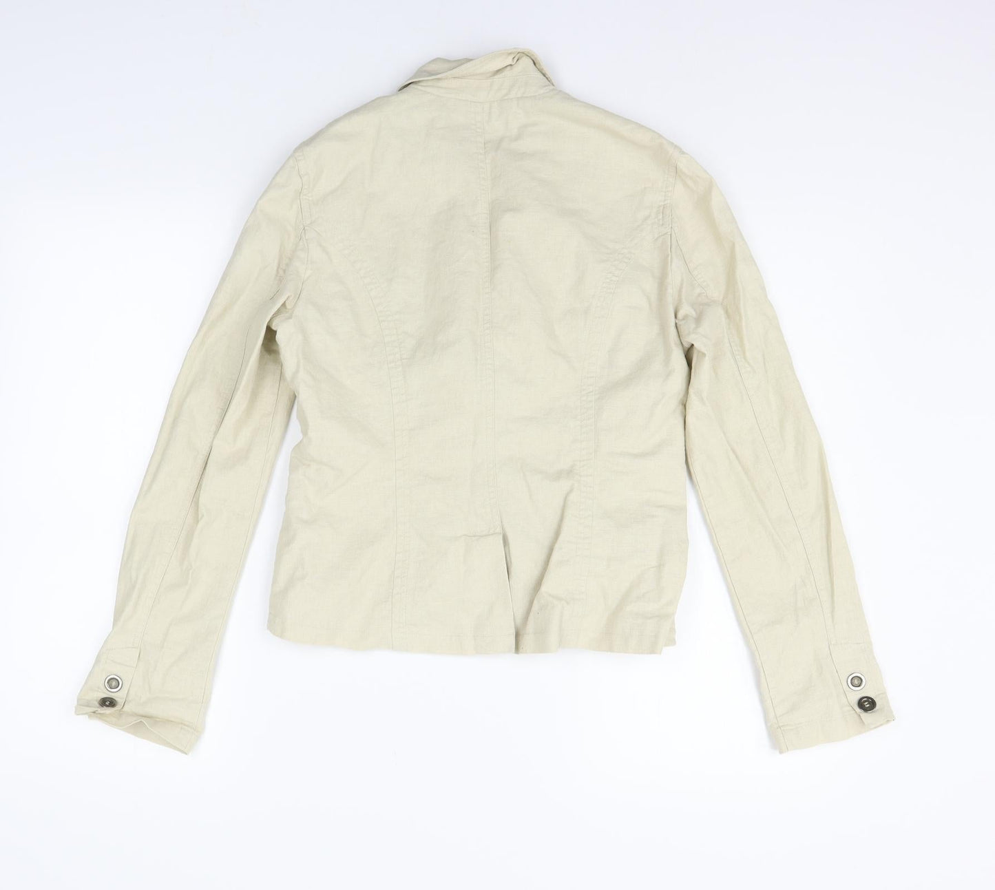 Lipo Lipo Womens Beige   Jacket Blazer Size 8