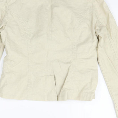 Lipo Lipo Womens Beige   Jacket Blazer Size 8
