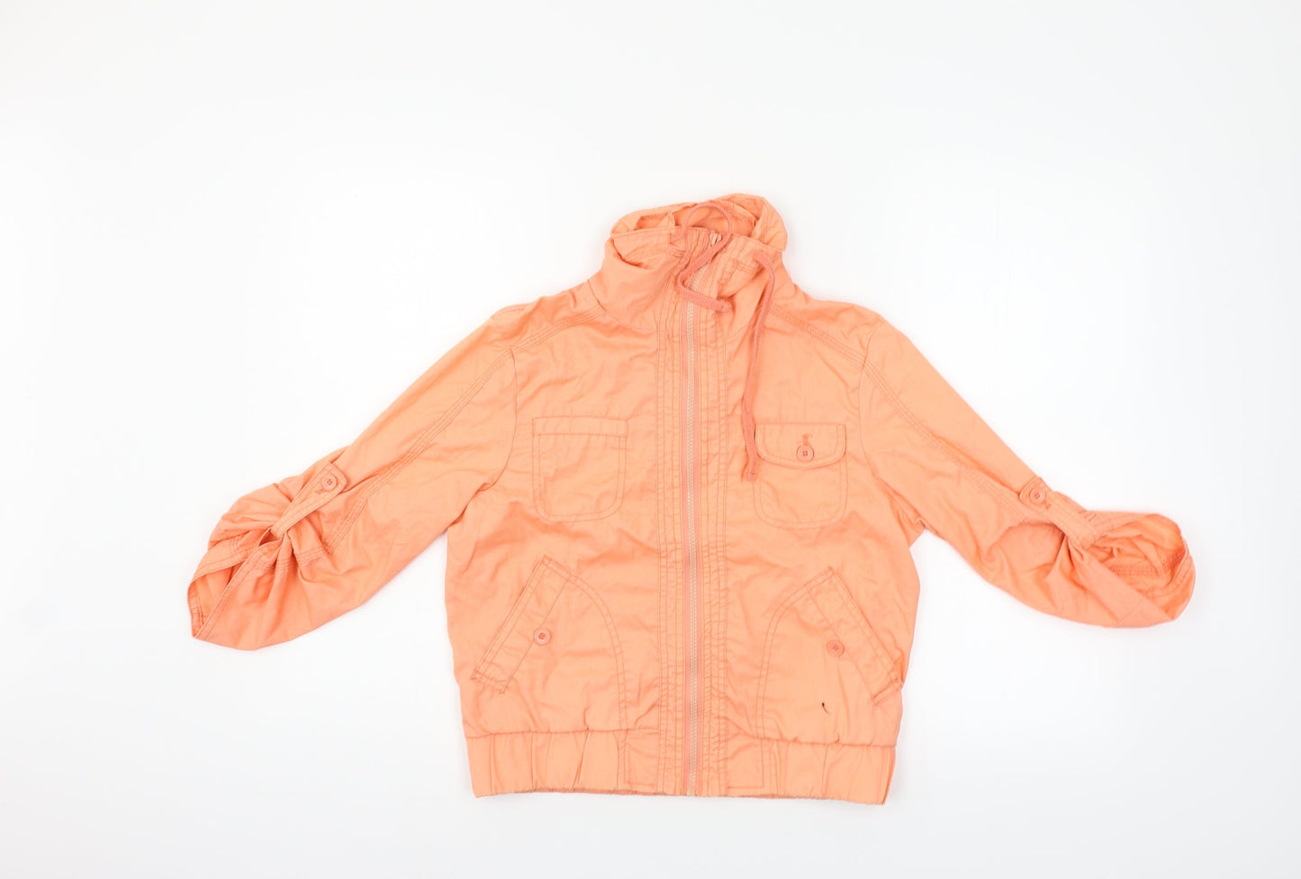 New Look Womens Orange   Jacket Coat Size 8