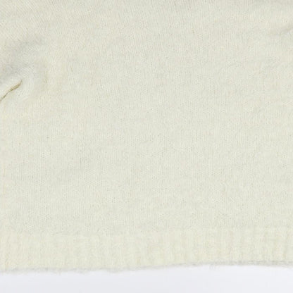 Interationale Womens White   Pullover Jumper Size 12