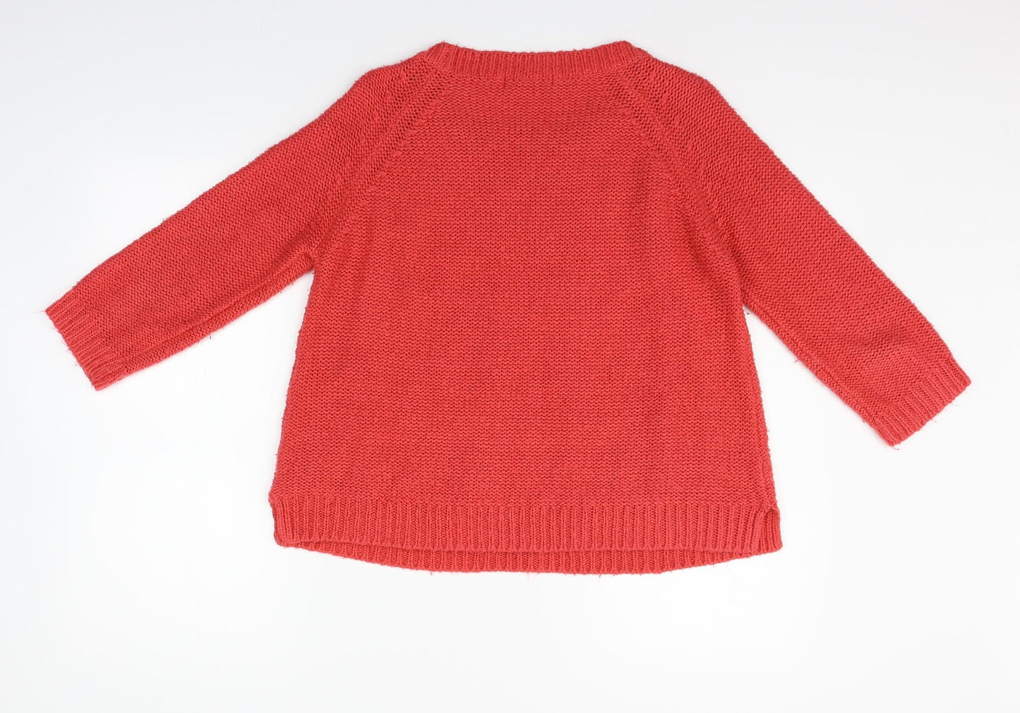 George Womens Red   Pullover Jumper Size 12