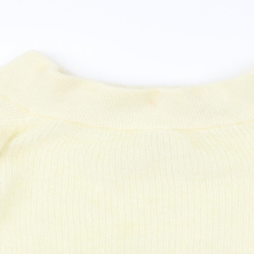 Divided by H&M Womens Yellow   Pullover Jumper Size M