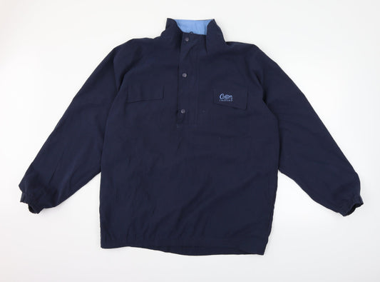 Cotton Traders Mens Blue   Gilet Coat Size L