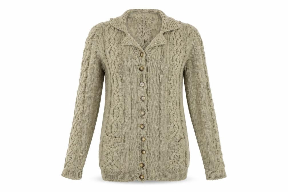 Preworn Womens Beige   Cardigan Jumper Size S
