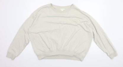 H&M Womens Silver   Pullover Jumper Size M